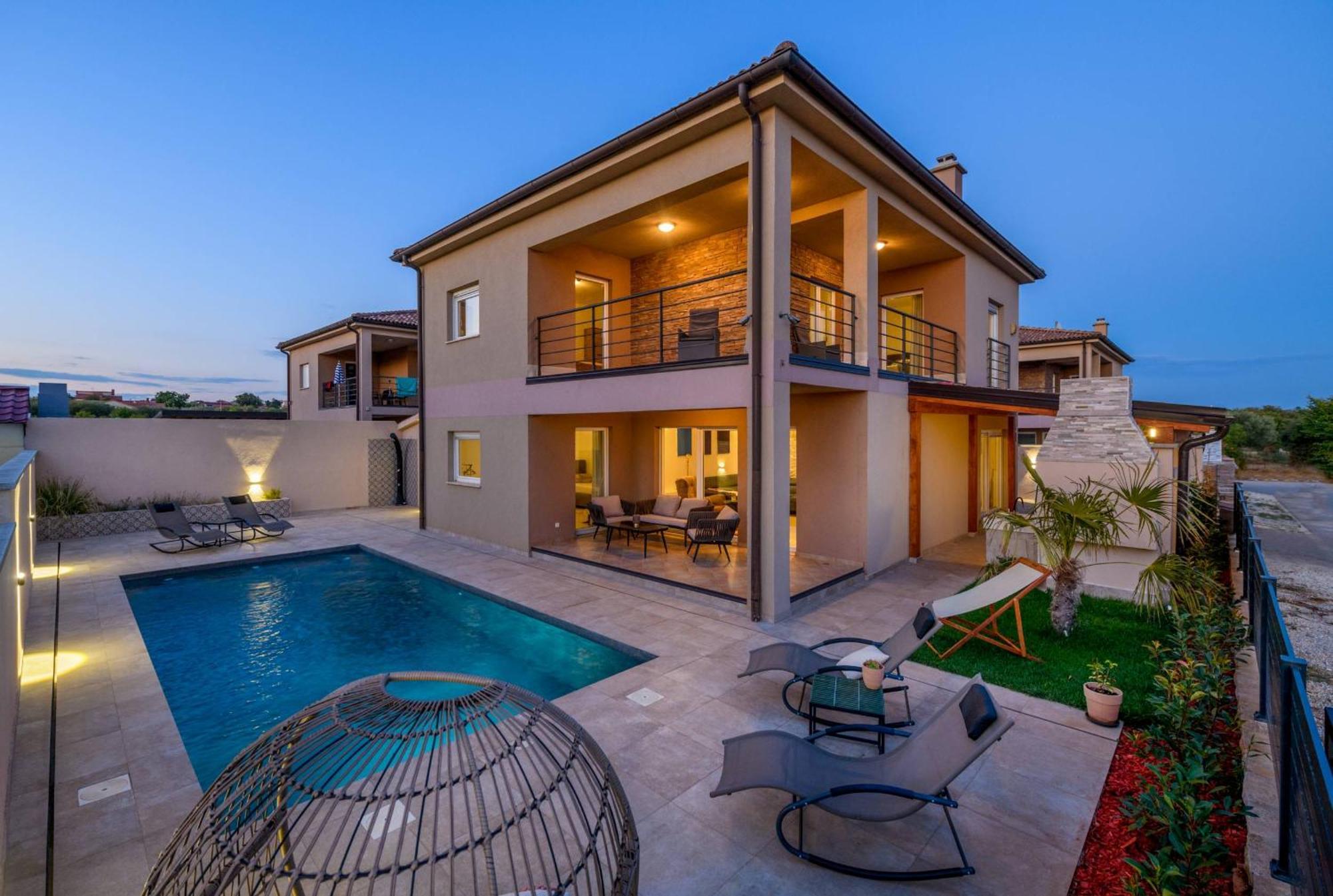 Villa Brionika Mit Pool Vodnjan Exteriér fotografie