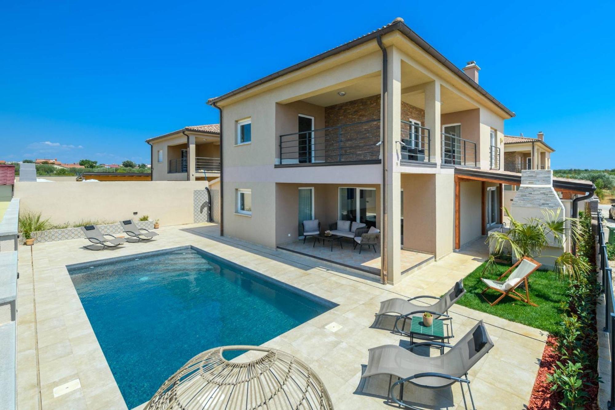 Villa Brionika Mit Pool Vodnjan Exteriér fotografie