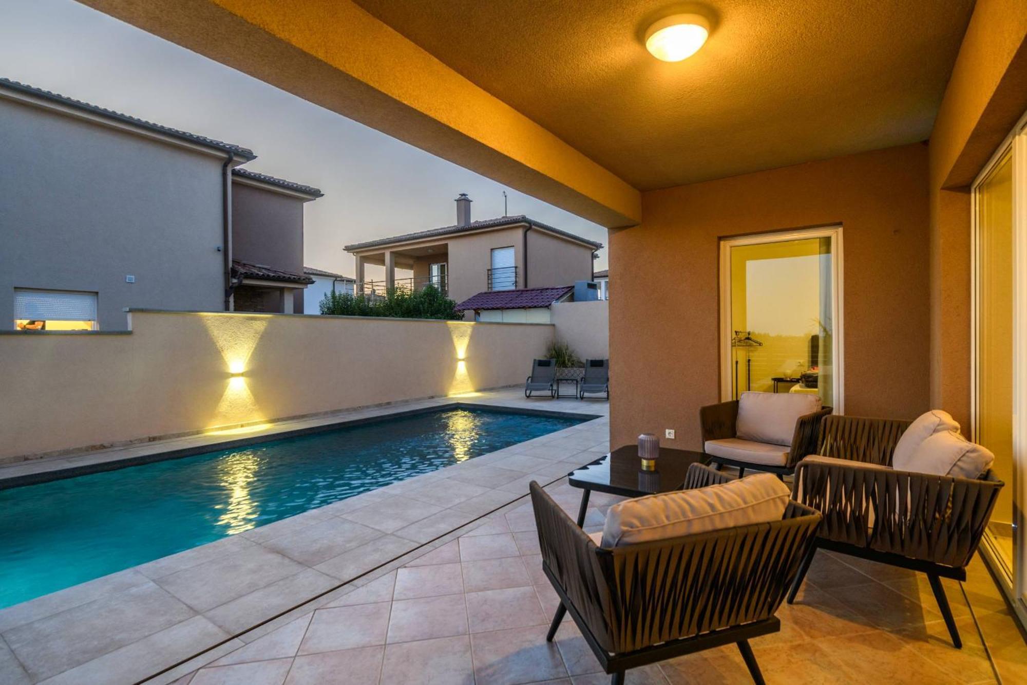 Villa Brionika Mit Pool Vodnjan Exteriér fotografie