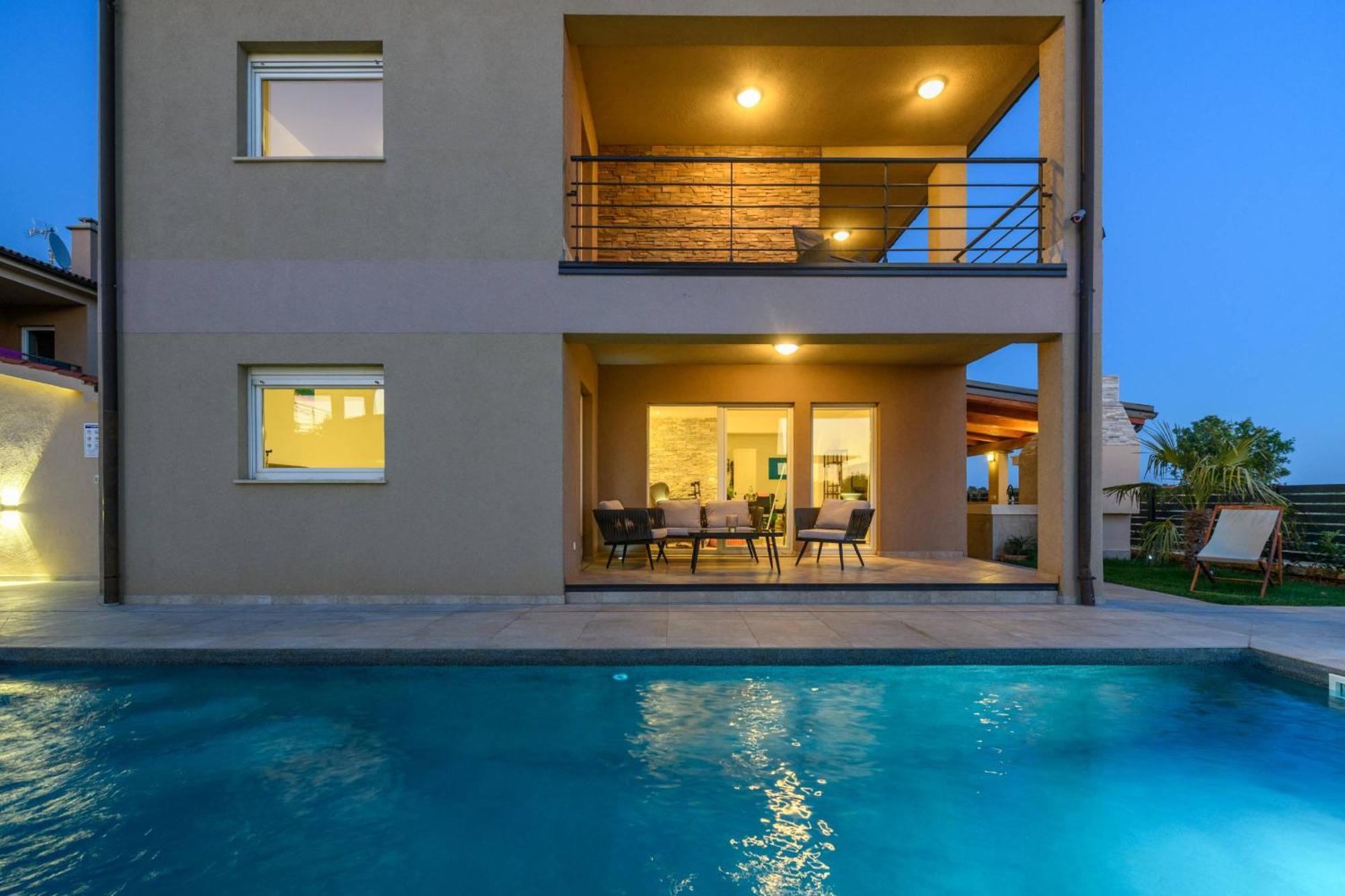 Villa Brionika Mit Pool Vodnjan Exteriér fotografie