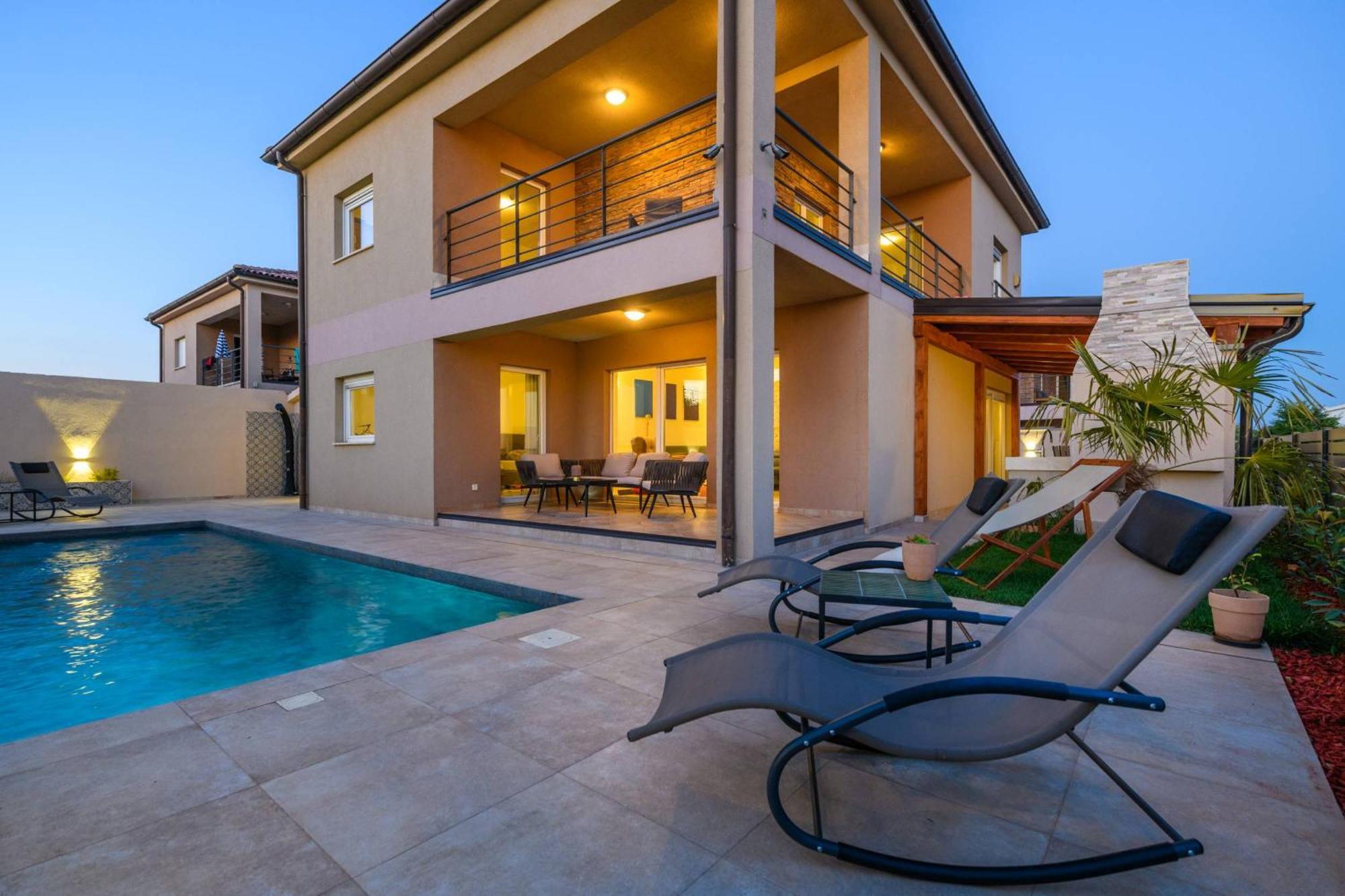 Villa Brionika Mit Pool Vodnjan Exteriér fotografie